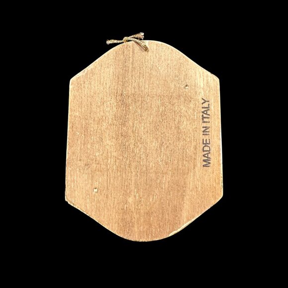 Vintage Madonna & Child Religious Ornament, Italian-Style Gold Gilded - Picture 4 of 4